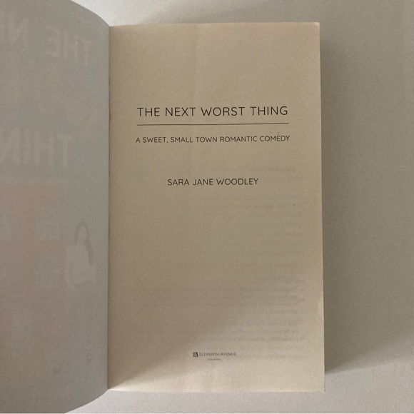 4/$20 The Next Worst Thing by Sara Jane Woodley Paperback Book - Picture 7 of 10